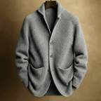 Zipari | RIBBED CARDIGAN Grey