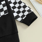 Baby Jogger Set – 2 Piece Winter Outfit with Color Block Sweatshirt & Stretch Pants, Cotton Blend, 0-3 Years – Marmari