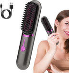 Wireless Hair Straightener – Cordless Ceramic Flat Iron, USB Rechargeable, 3 Heat Settings, Mini Travel Size – Lumea