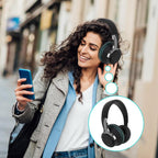 Foldable Wireless Headphones with RGB Lights – Bluetooth Over-Ear Headphones, LED Light-Up, 24h Battery, TF & AUX – Sonvix