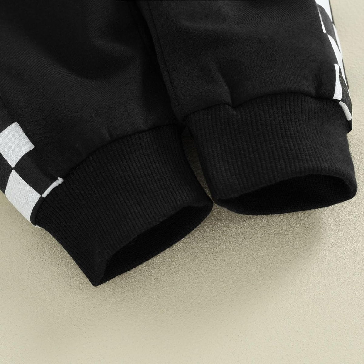 Baby Jogger Set – 2 Piece Winter Outfit with Color Block Sweatshirt & Stretch Pants, Cotton Blend, 0-3 Years – Marmari