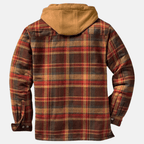 Calico | Men's Jacket | Plaid Hooded Shirt