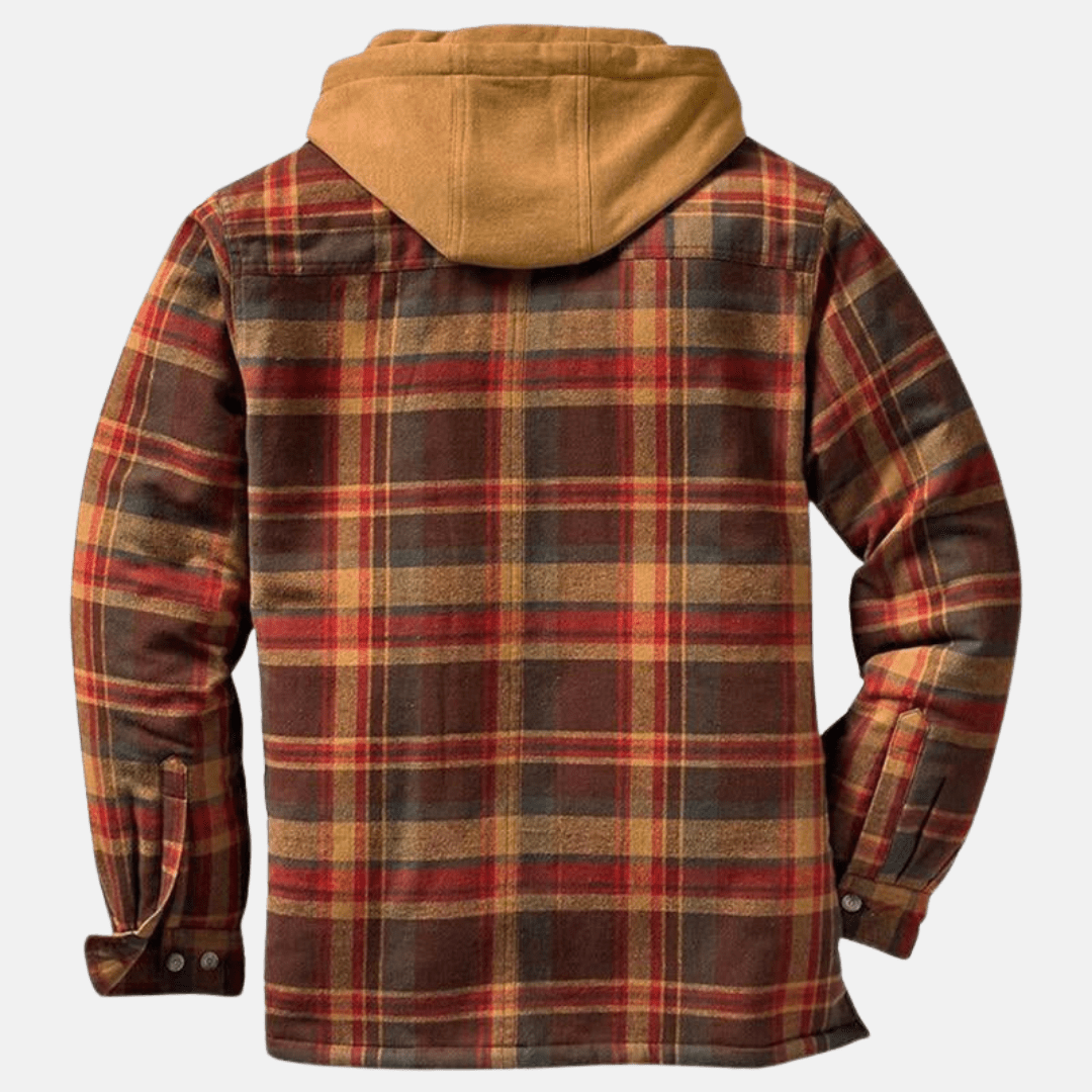 Calico | Men's Jacket | Plaid Hooded Shirt
