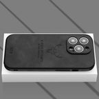 Luxury Deerskin iPhone Case - Veltro Schwarz