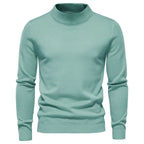 Admire | Men's Mock Neck Turtleneck Sweater - Soft Knit Pullover