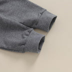 Baby Jogger Set – 2 Piece Winter Outfit with Color Block Sweatshirt & Stretch Pants, Cotton Blend, 0-3 Years – Marmari