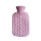 Large Hot Water Bottle 68 oz with Faux Fur Plush Cover – Cozy Warmth for Bed & Couch, 4 Colors