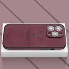 Luxury Deerskin iPhone Case - Veltro Rot