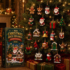 Building Blocks Advent Calendar 2026 – 24 Mini Christmas Building Sets to Build & Hang as Ornaments, for Kids & Adults