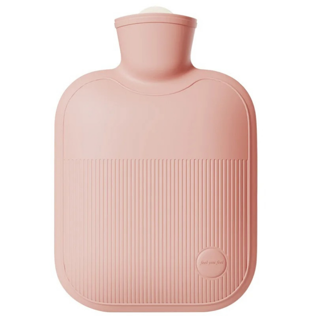 Large Hot Water Bottle 68 oz with Soft Fleece Cover – Leak-Resistant, Warmth for Feet, Hands & Back, 4 Colors