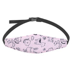 Child Headrest for Car Seat – Adjustable Head Support for Sleeping in Car Seat, Soft & Breathable, Gray, Dinosaur, Ocean or Pink Pink