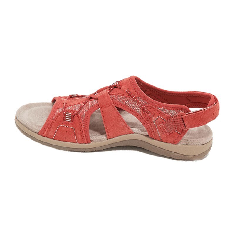 Adjustable Sandals – Comfort and Style in One Red