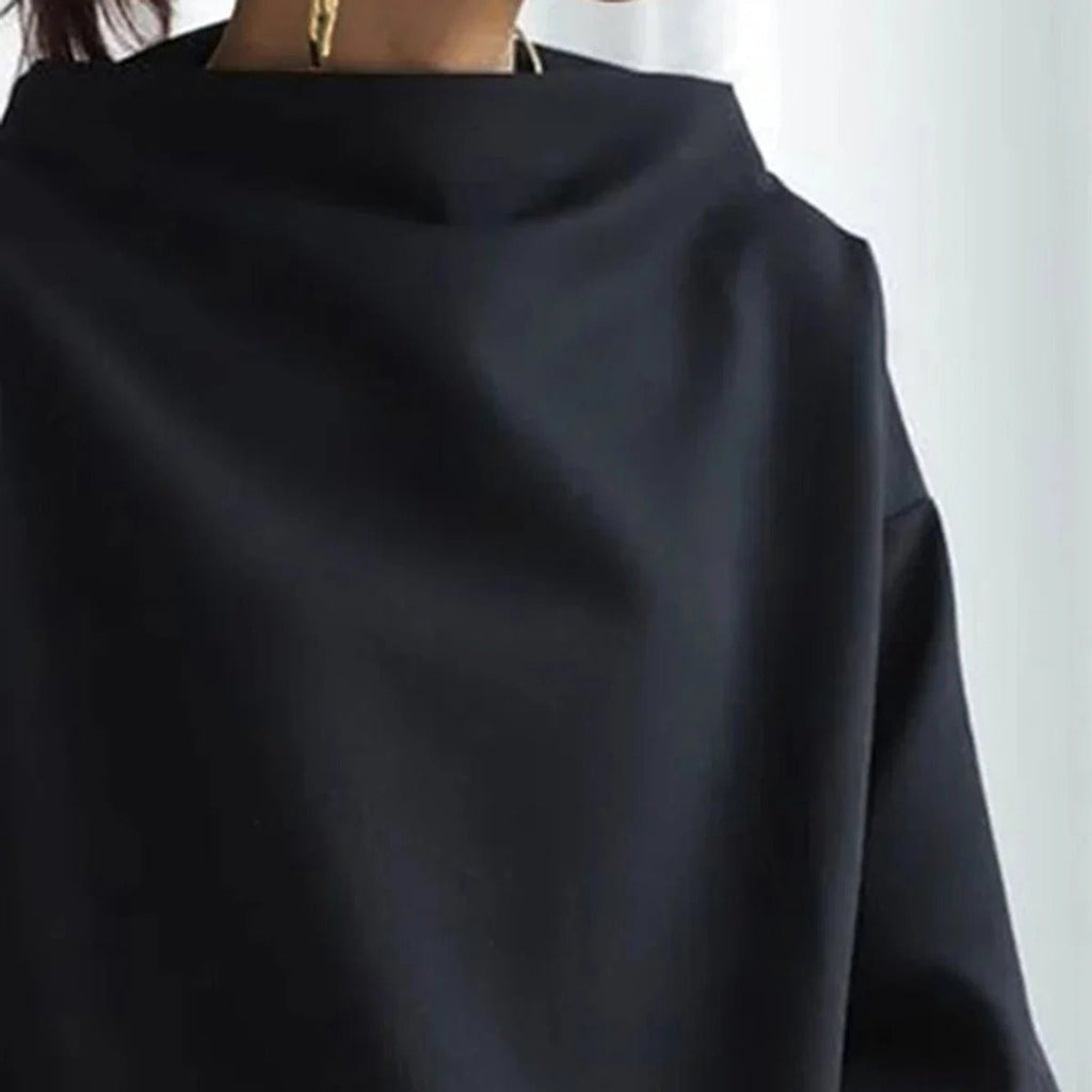 Women's Oversized Casual Sweater | Black