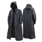 Calico | Men’s Raincoat – Long Waterproof Breathable Coat with Adjustable Hood