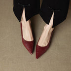 Aeris | Women’s Genuine Leather Heels – Chic Artisan Pointed-Toe & Refined Stiletto Comfort 4
