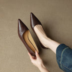 Aeris | Women’s Genuine Leather Heels – Chic Artisan Pointed-Toe & Refined Stiletto Comfort 7
