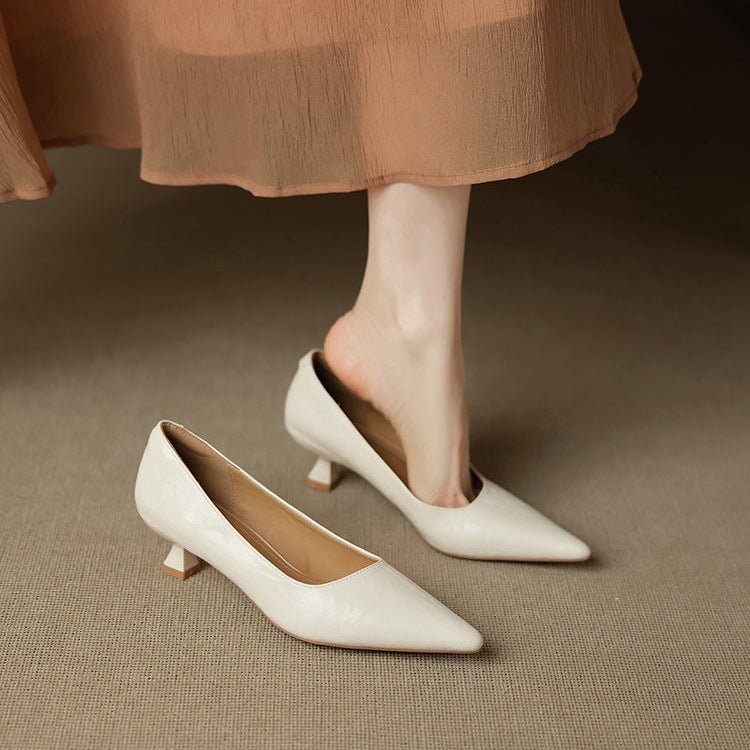 Aeris | Women’s Genuine Leather Heels – Chic Artisan Pointed-Toe & Refined Stiletto Comfort 9