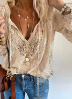 Zahara | Lightweight Cotton Summer Long Sleeve Top