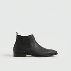 Alaric | Premium Smooth Leather Black Chelsea Boots for Men & Women 9