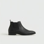 Alaric | Premium Smooth Leather Black Chelsea Boots for Men & Women 9