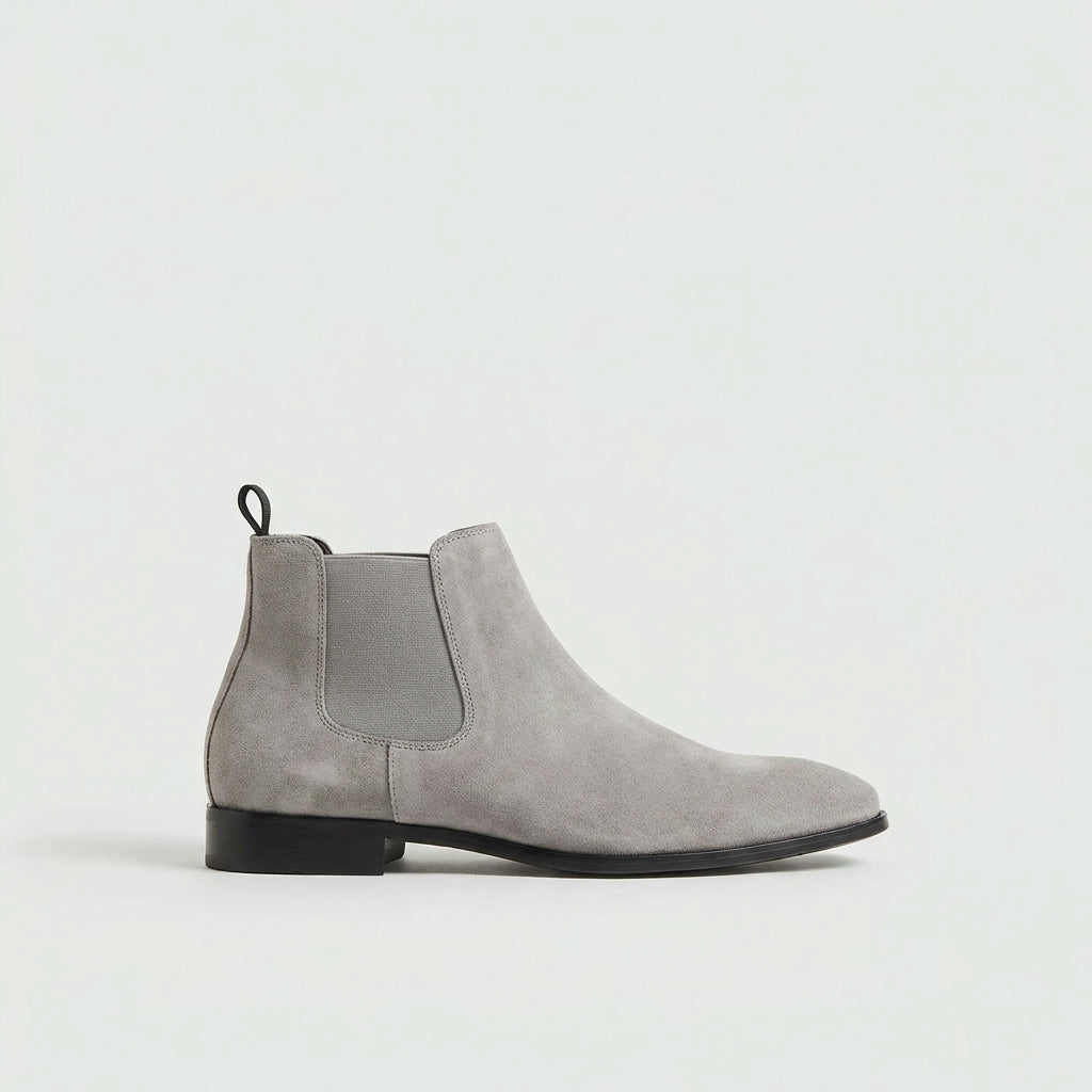 Alaric | Premium Smooth Leather Black Chelsea Boots for Men & Women 10
