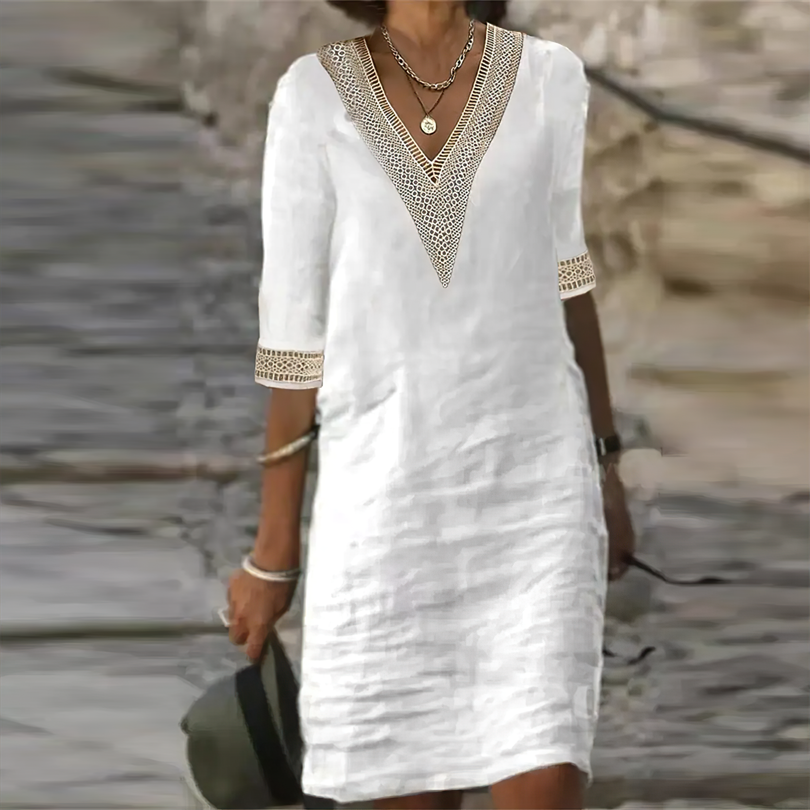 Zahara | Summer Cotton-Linen Dress