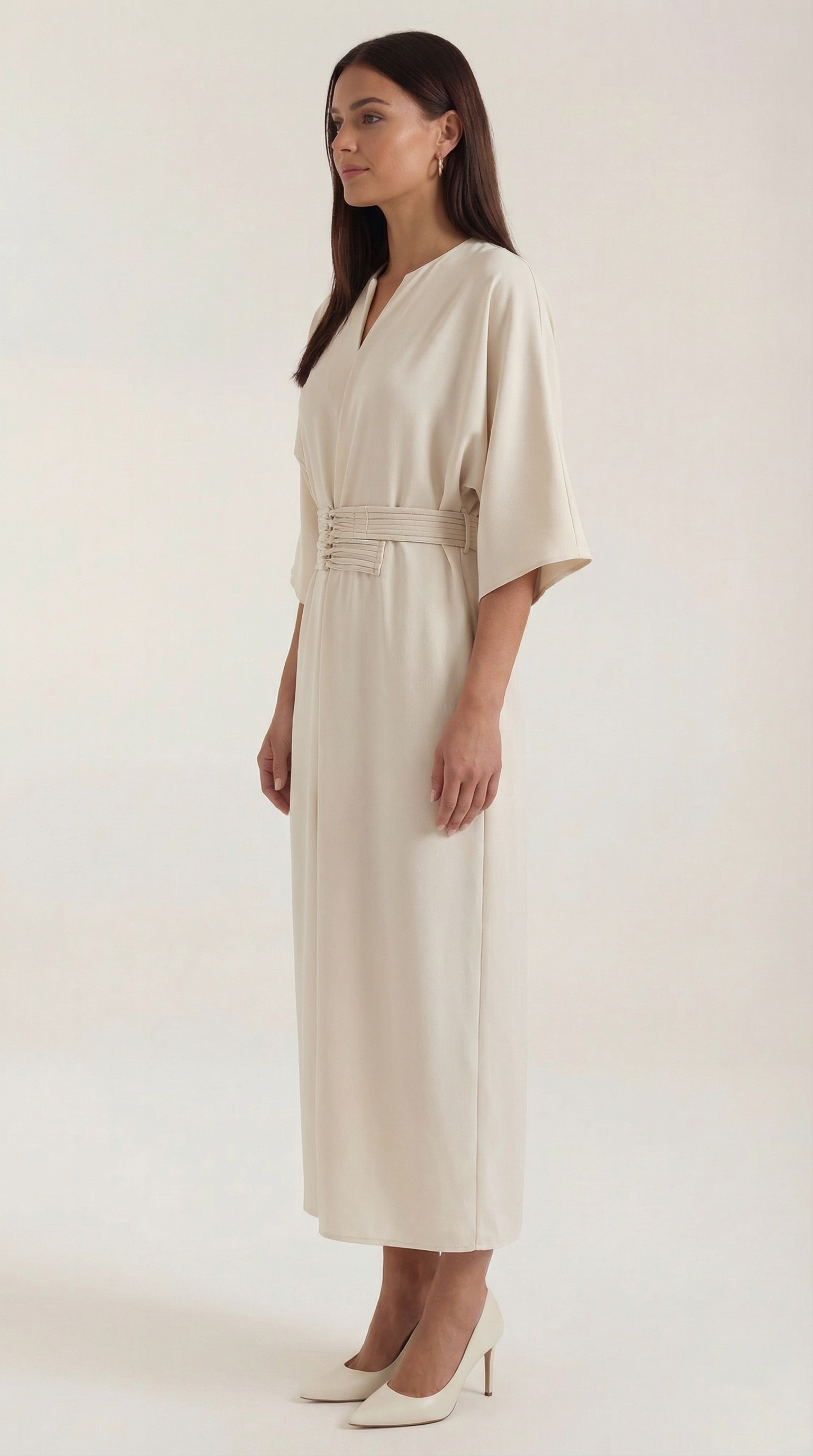 Ana Belted Waist Maxi Dress 1