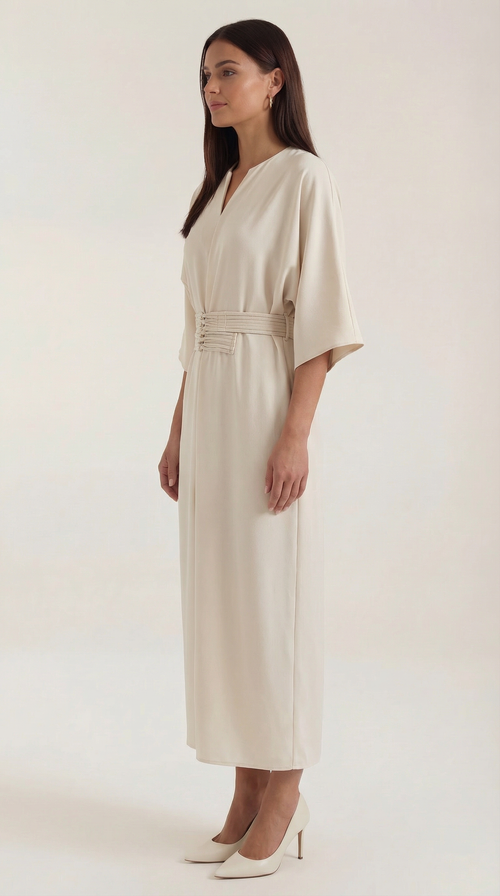Ana Belted Waist Maxi Dress 1