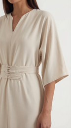Ana Belted Waist Maxi Dress 2