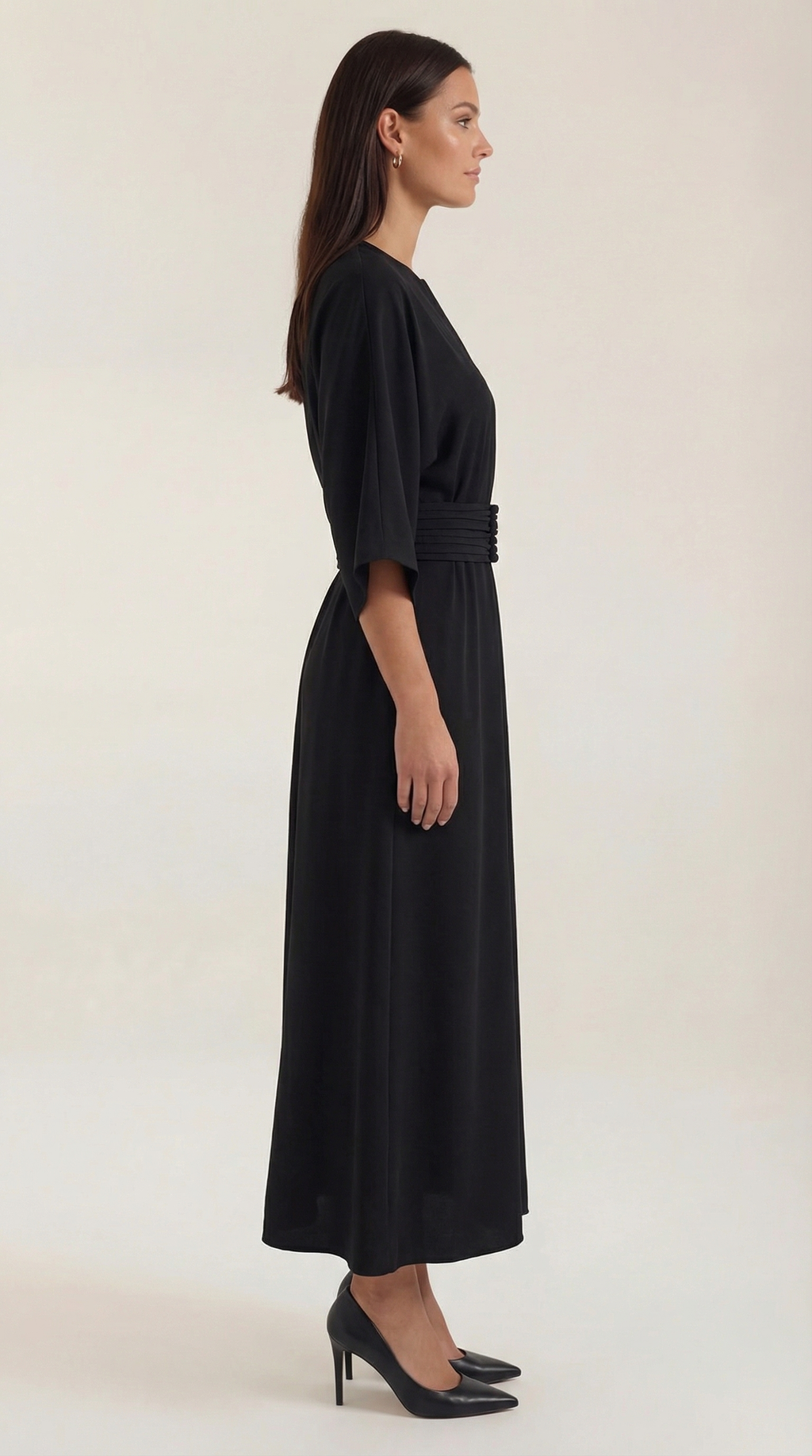 Ana Belted Waist Maxi Dress 6