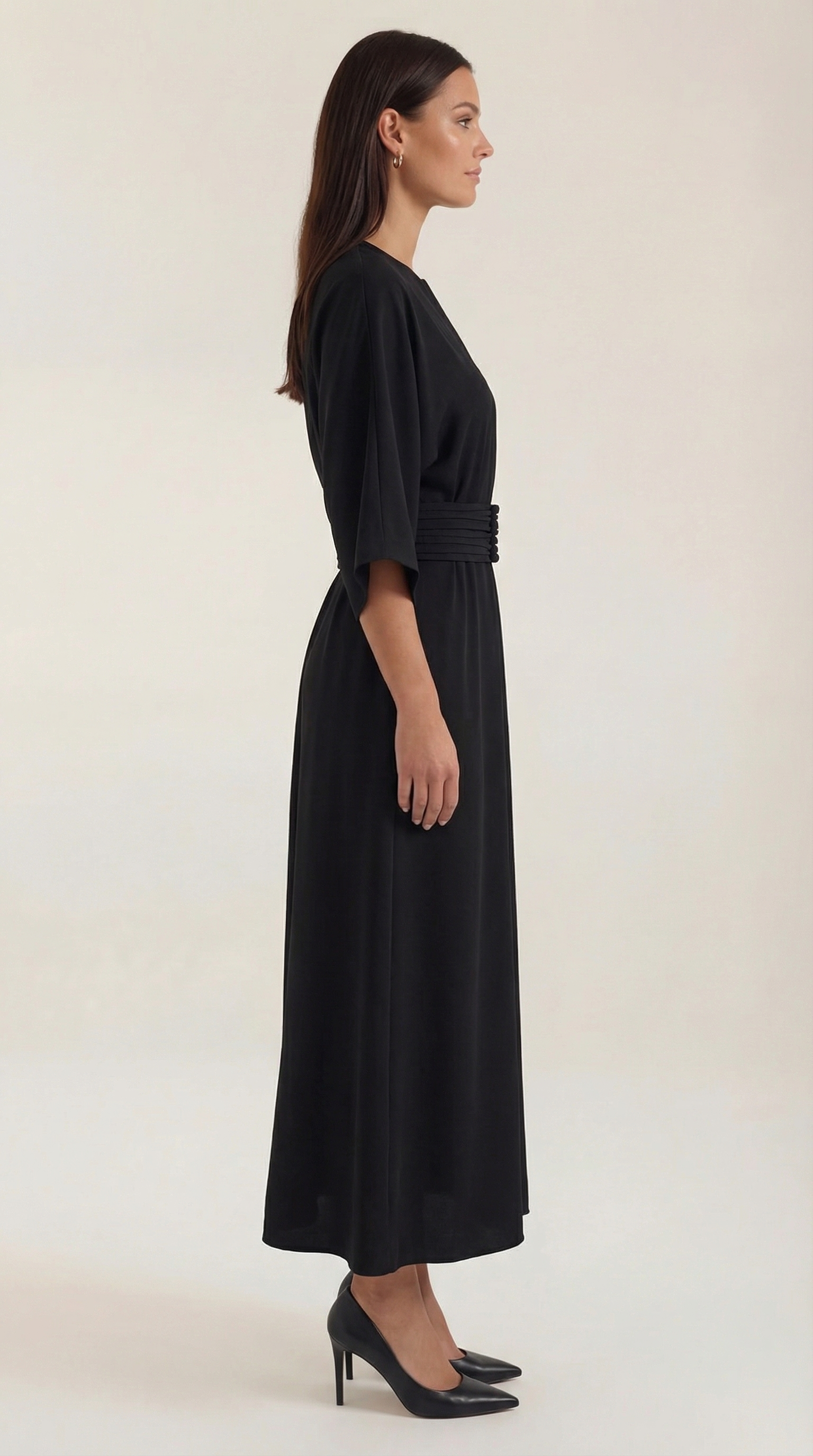 Ana Belted Waist Maxi Dress 6
