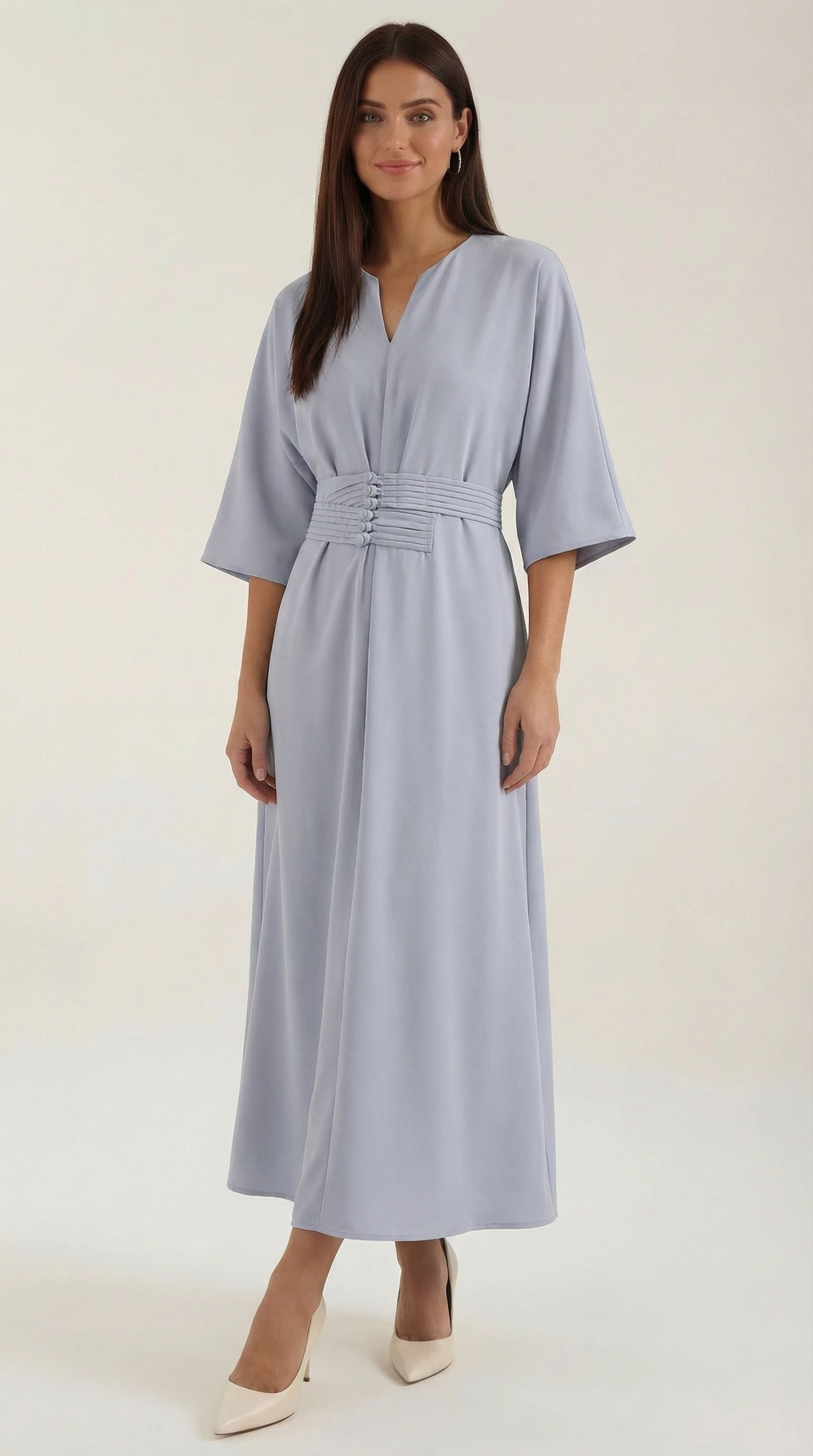 Ana Belted Waist Maxi Dress 9