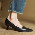 Anok | Women’s Genuine Leather Heels – Chic Artisan Pointed-Toe & Refined Stiletto Comfort 11