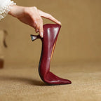 Anok | Women’s Genuine Leather Heels – Chic Artisan Pointed-Toe & Refined Stiletto Comfort 2