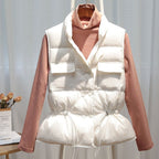Anoukil | Women's Modern Puffer Vest with Notched Collar and Pockets | Warm 2
