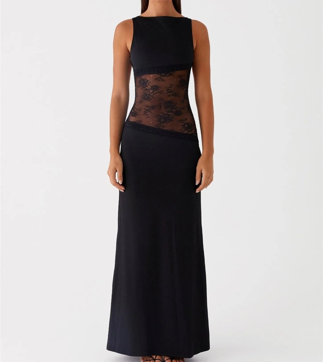 Aura | Women's Long Lace Dress – Elegant Silhouette & Sophisticated Design 0