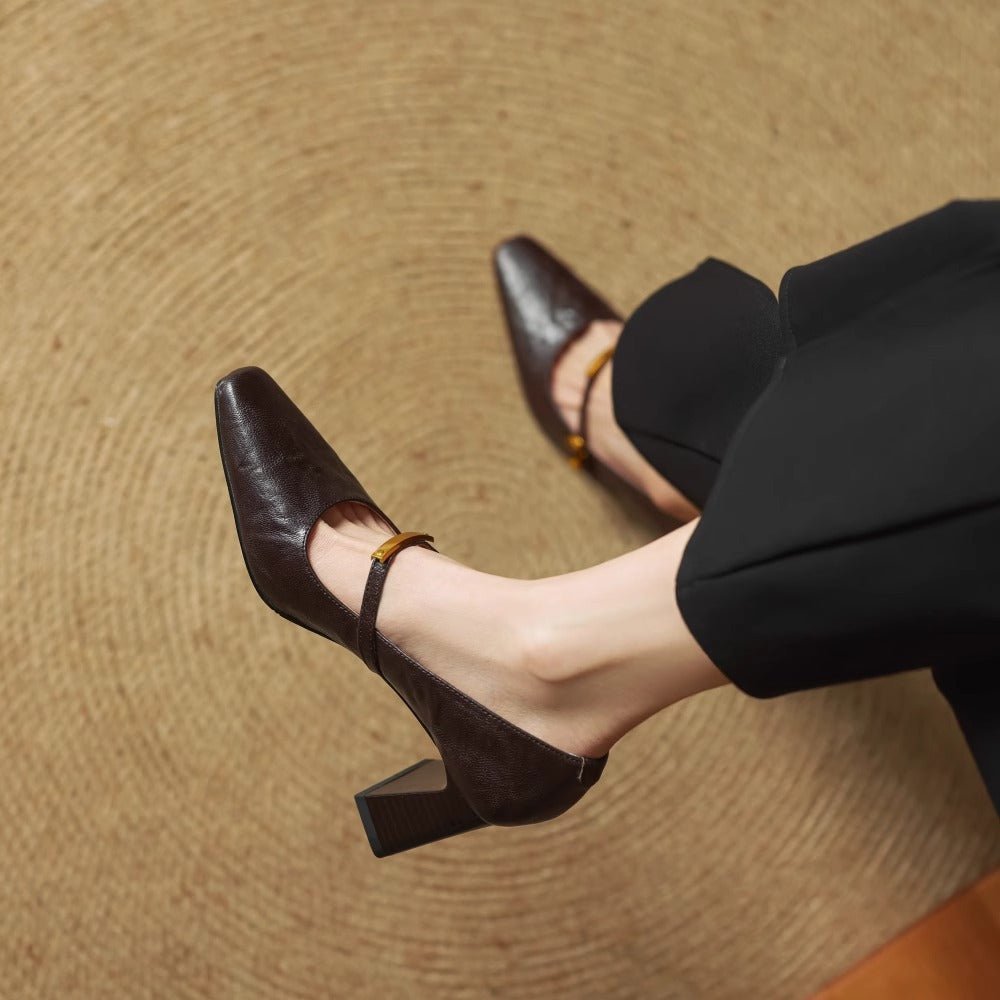 Auria | Women’s Genuine Leather Heels – Chic Artisan Stiletto & Refined Slimming Silhouette 1