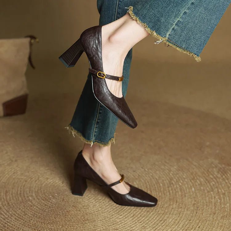 Auria | Women’s Genuine Leather Heels – Chic Artisan Stiletto & Refined Slimming Silhouette 2