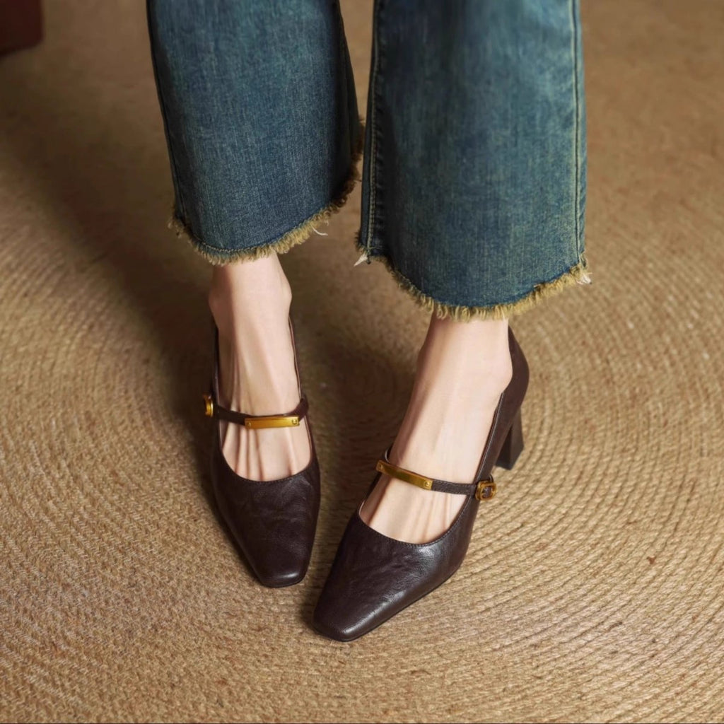 Auria | Women’s Genuine Leather Heels – Chic Artisan Stiletto & Refined Slimming Silhouette 3