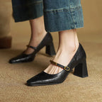 Auria | Women’s Genuine Leather Heels – Chic Artisan Stiletto & Refined Slimming Silhouette 8