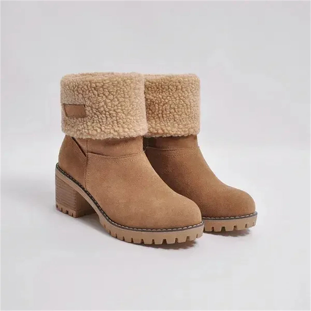 Solis | Boots for Women | Faux Shearling Cuff Ankle Style