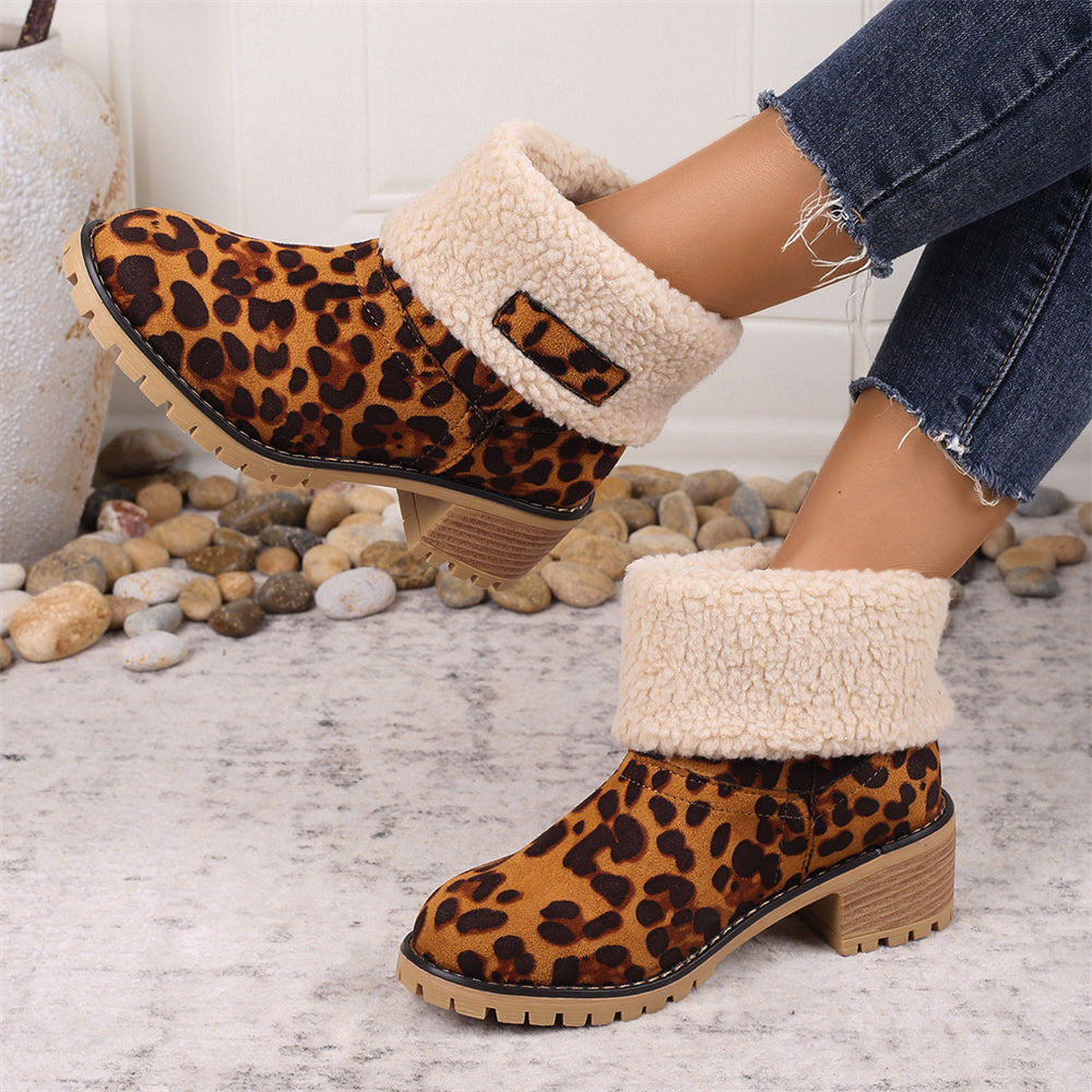 Solis | Boots for Women | Faux Shearling Cuff Ankle Style