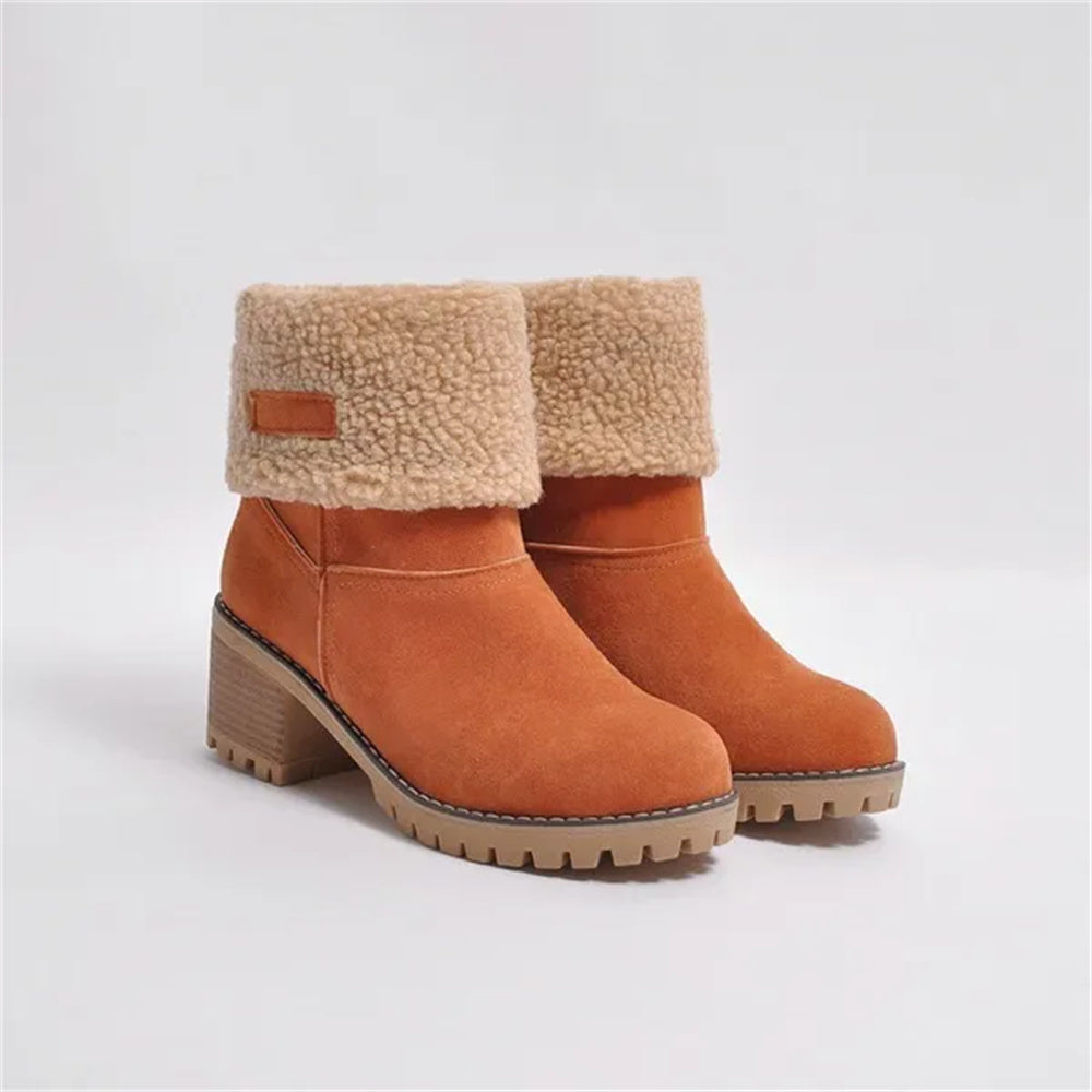Solis | Boots for Women | Faux Shearling Cuff Ankle Style