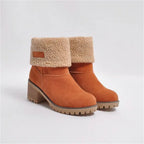 Solis | Boots for Women | Faux Shearling Cuff Ankle Style