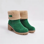 Solis | Boots for Women | Faux Shearling Cuff Ankle Style