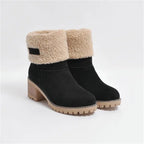 Solis | Boots for Women | Faux Shearling Cuff Ankle Style