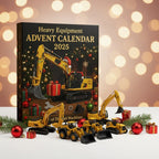 2D Vehicle Advent Calendar for Children with Christmas Fun