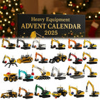 Construction Vehicle Advent Calendar for Kids – 24 Truck & Tool Toy Surprises, Christmas Countdown, Ages 3+