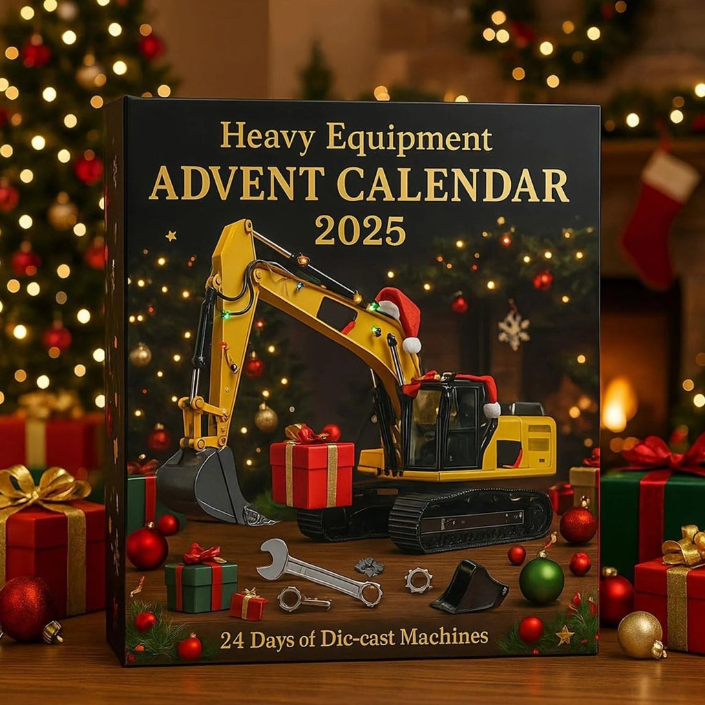 Construction Vehicle Advent Calendar for Kids – 24 Truck & Tool Toy Surprises, Christmas Countdown, Ages 3+