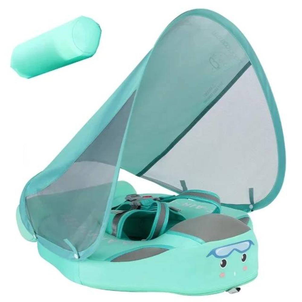 Baby Float with Removable Sunshade Turquoise